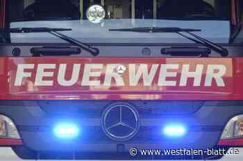 Salzkotten: Brand in einer Werkstatt im Wohngebiet