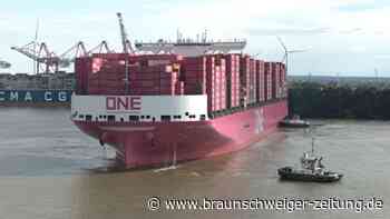 Pink und riesig: «One Innovation» läuft erstmals in Hamburg an