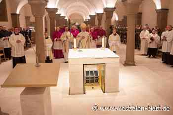Umgestaltete Krypta im Paderborner Dom eingeweiht