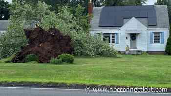 Strong storms cause damage, flooding in Connecticut