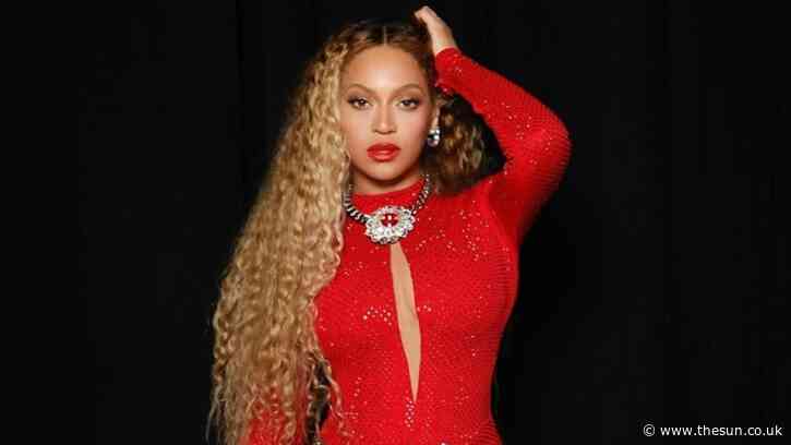 Beyoncé stuns in tight red dress with sexy cutouts and thigh-high boots on world tour