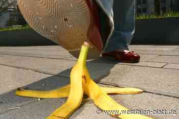 Bielefeld: Schläge und Tritte wegen einer Bananenschale