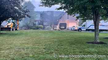 Fire causes significant damage to East Granby home, 1 firefighter injured