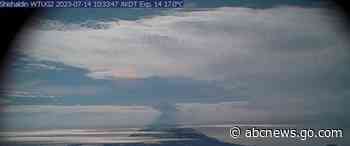 Alaska volcano spews ash cloud high enough to draw weather service warning for pilots