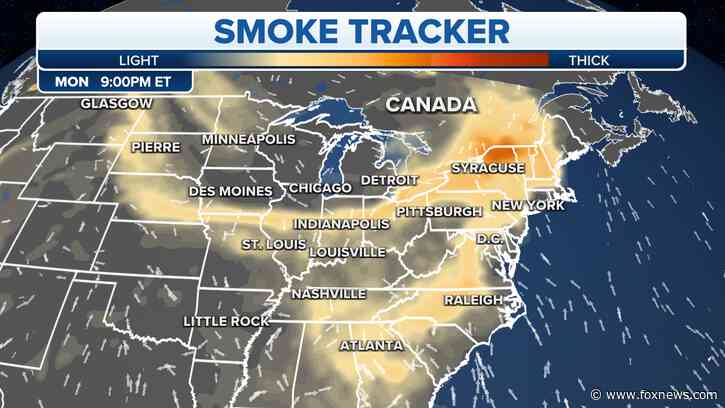 More rain, storms heading to Northeast as wildfire smoke will make return to US