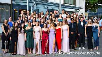 Zeugnis-Übergabe: Abi-Feier  am    Wirtschaftsgymnasium Nagold