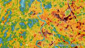 Caldo da record a Roma: la mappa delle temperature, quartiere per quartiere