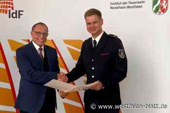 Rödinghausen: Marcel Breitenfeld zum Brandoberinspektor ernannt
