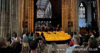 My amazing evening in Hull Minster with string quartet performing by candlelight