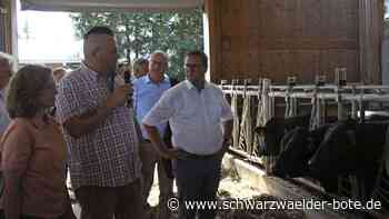 Minister Peter Hauk in Nagold: „Es braucht einen größeren Schutz“