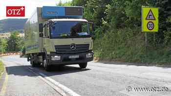 „Ungutes Gefühl, dass da einer abmacht“: Lkw-Sorgen am Dornburger Berg