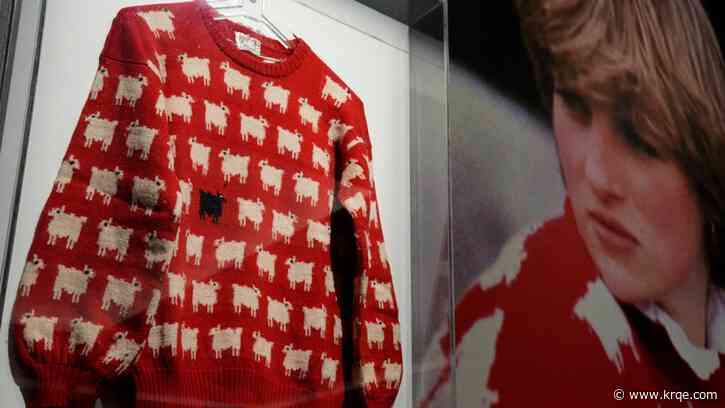 Princess Diana's iconic red sheep sweater could go for $50,000 at auction