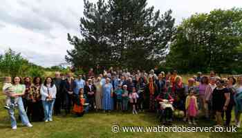 Tenth anniversary of Watford Peace Garden in Cassiobury Park