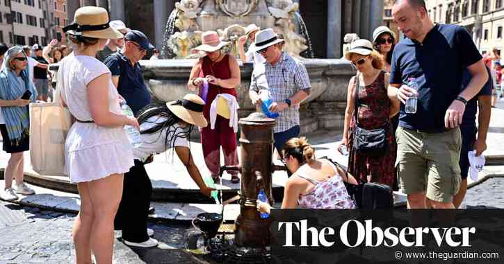 ‘I am worried about my health’: British holidaymakers fear heatwave in Europe
