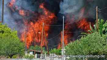 Badeorte nahe Athen wegen Waldbränden evakuiert