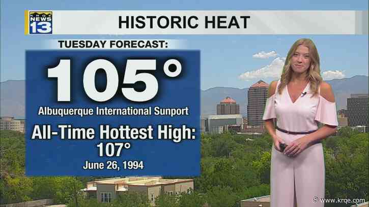 Historic heat grips New Mexico