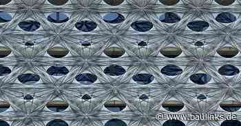 Echt gesponnen: Textile Fassade aus gewickelten Fasern, fixiert mit Kunststoffharz von Covestro