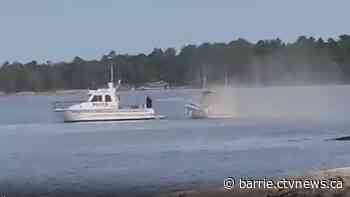 Toronto man and 2 young children escape boat fire near Beausoleil Island