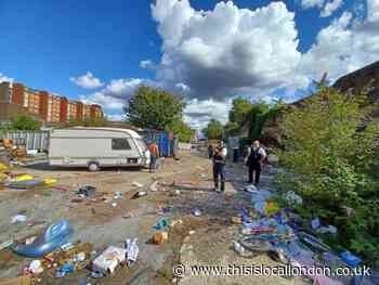 Thornton Heath Iceland: Police evict unauthorised encampment