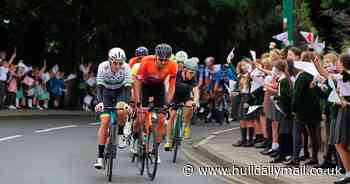 Tour of Britain route map for Stage 3 - Goole to Beverley in East Yorkshire in September 2023