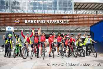 Cycle C42 links Ilford to Barking and Barking Riverside