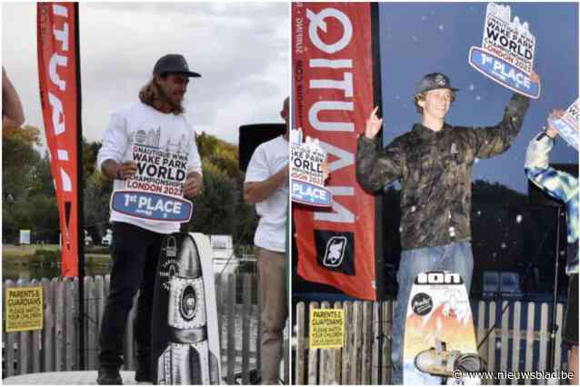 Boezemvrienden Glenn (30) en Louis (17) worden wereldkampioen wakeboarden op dezelfde dag: “Dit hebben we elkaar tien jaar geleden beloofd”