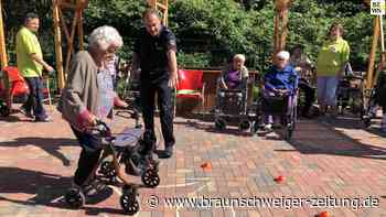 Rollator-Trainer macht Calberlaher Senioren Beine