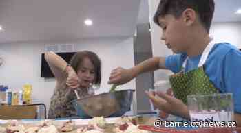 Chefs come in all sizes at the Healthy Cooking Summer Workshop's class