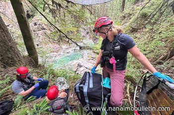 ‘Very lucky’ hiker rescued after 50-foot slip at B.C. falls