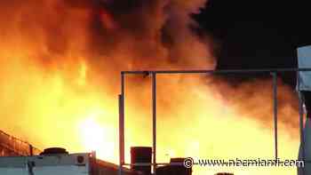Lauderhill fire marshal finds possible cause of fire at Swap Shop after ‘explosion' heard coming from metal containers
