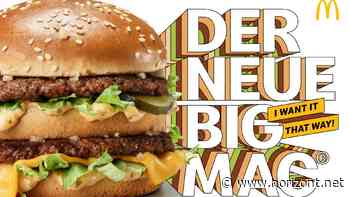 Veränderte Rezeptur der Burger-Klassiker: So machen McDonald's und Scholz &amp; Friends Lust auf den "neuen" Big Mac
