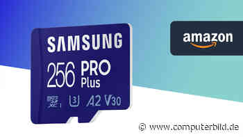 Amazon: Samsung-microSD mit 256 GB und Adapter für starke 21 Euro