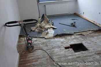 Grundschule Werther: In Langenheide geht es Teppichen, Tapeten und Fliesen an den Kragen