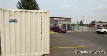 Body recovered from fire-damaged shed behind Lethbridge McDonald’s