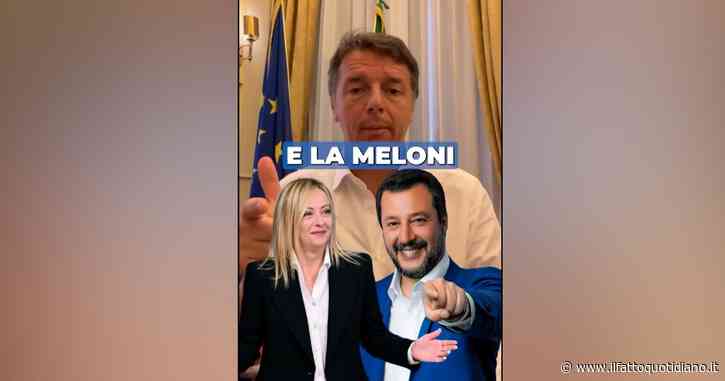 Matteo Renzi sui social: “Meloni e Salvini introducono prelievo forzoso da conti correnti”