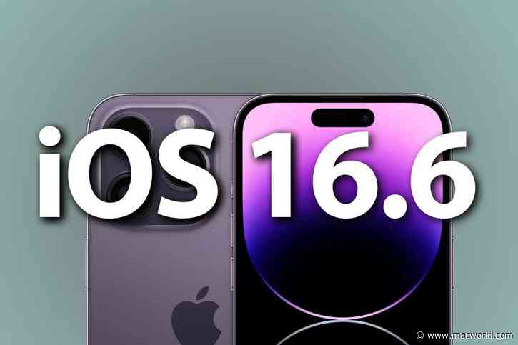 iOS 16.6 release candidate is out now, but there are no new features