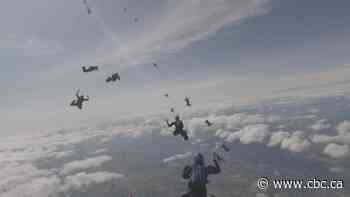 Breaking records while falling at 193 km/h