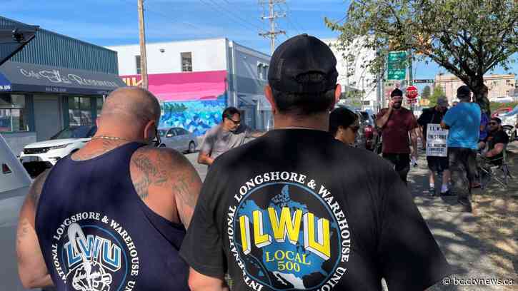 Strike action resumes at B.C. ports after tentative deal rejected