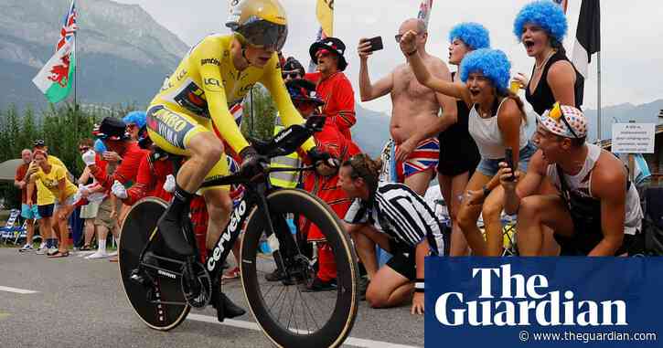 Jonas Vingegaard leaves Tadej Pogacar trailing in Tour de France time trial
