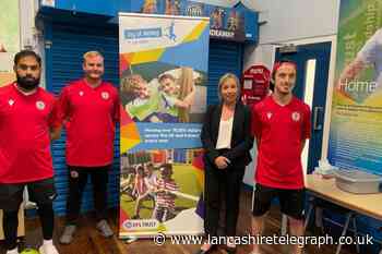 Sara Britcliffe visits St Andrew's Primary, Oswaldtwistle