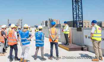 Barking ‘top out’ for new council homes on Gascoigne estate