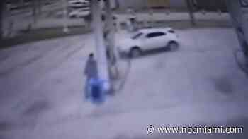 Woman arrested for arson after being caught on camera setting fire to 2 Florida City gas stations