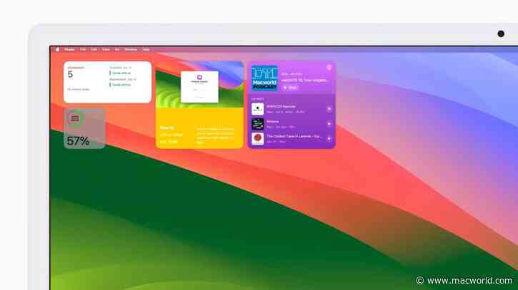 How to add widgets to the macOS Sonoma Desktop