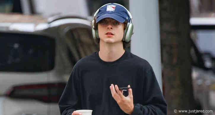 Timothee Chalamet Listens to Music During Solo Walk Around in NYC