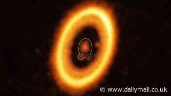 The exoplanet with a SIBLING: Scientists discover a world 400 light-years away that shares its orbit with the building blocks of a new planet