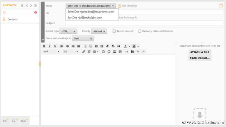Kolab Now secure email review