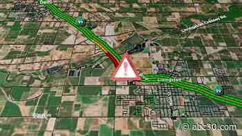 Part of Highway 99 in Merced County closed due to flooding