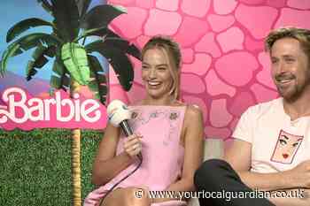 Margot Robbie and Ryan Gosling discuss previous jobs