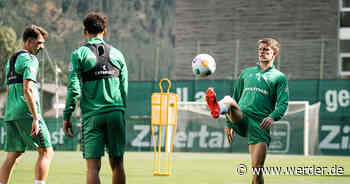 Die erste Einheit auf dem Platz