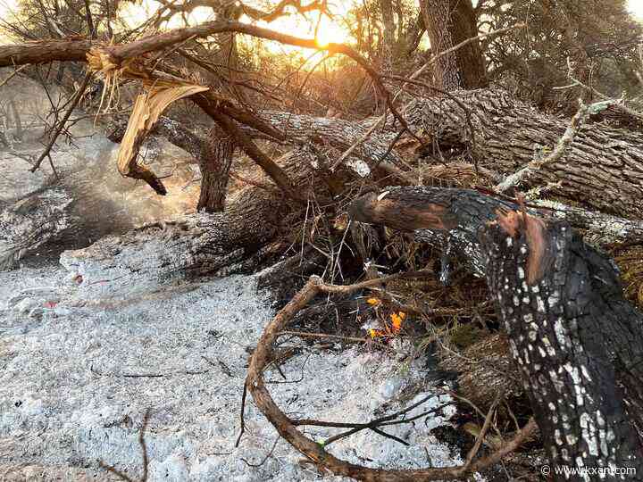 PHOTOS: Wildfire burns dozens of acres near Ruby Ranch in Buda